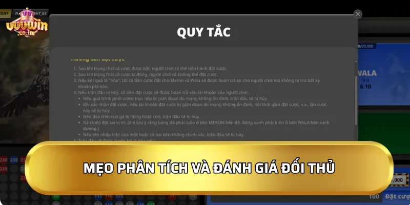 Mẹo phân tích và đánh giá đối thủ